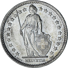 Coin, Switzerland, 2 Francs, 1964, Bern, MS(64), Silver, KM:21