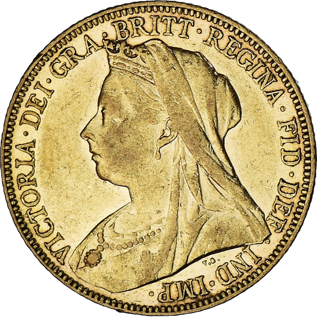 Munten, Australië, Victoria, Sovereign, 1899, Sydney, ZF+, Goud, KM:13