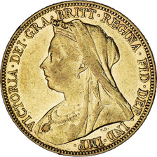 Munten, Australië, Victoria, Sovereign, 1899, Sydney, ZF+, Goud, KM:13