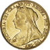 Munten, Australië, Victoria, Sovereign, 1899, Sydney, ZF+, Goud, KM:13