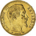 France,Napoleon III,20 Francs,1860,Paris,AU(50-53), Gold, KM 781.1, Gadoury 1061