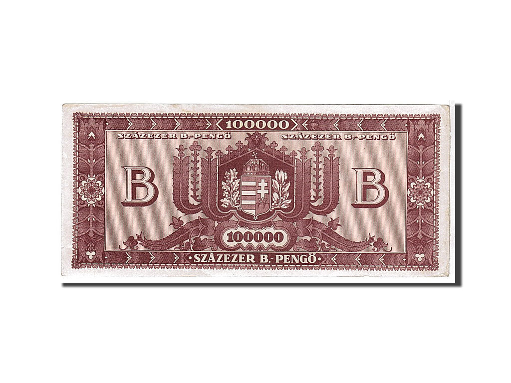 Billet, Hongrie, 100,000 B.-Pengö, 1946, KM:133, TTB