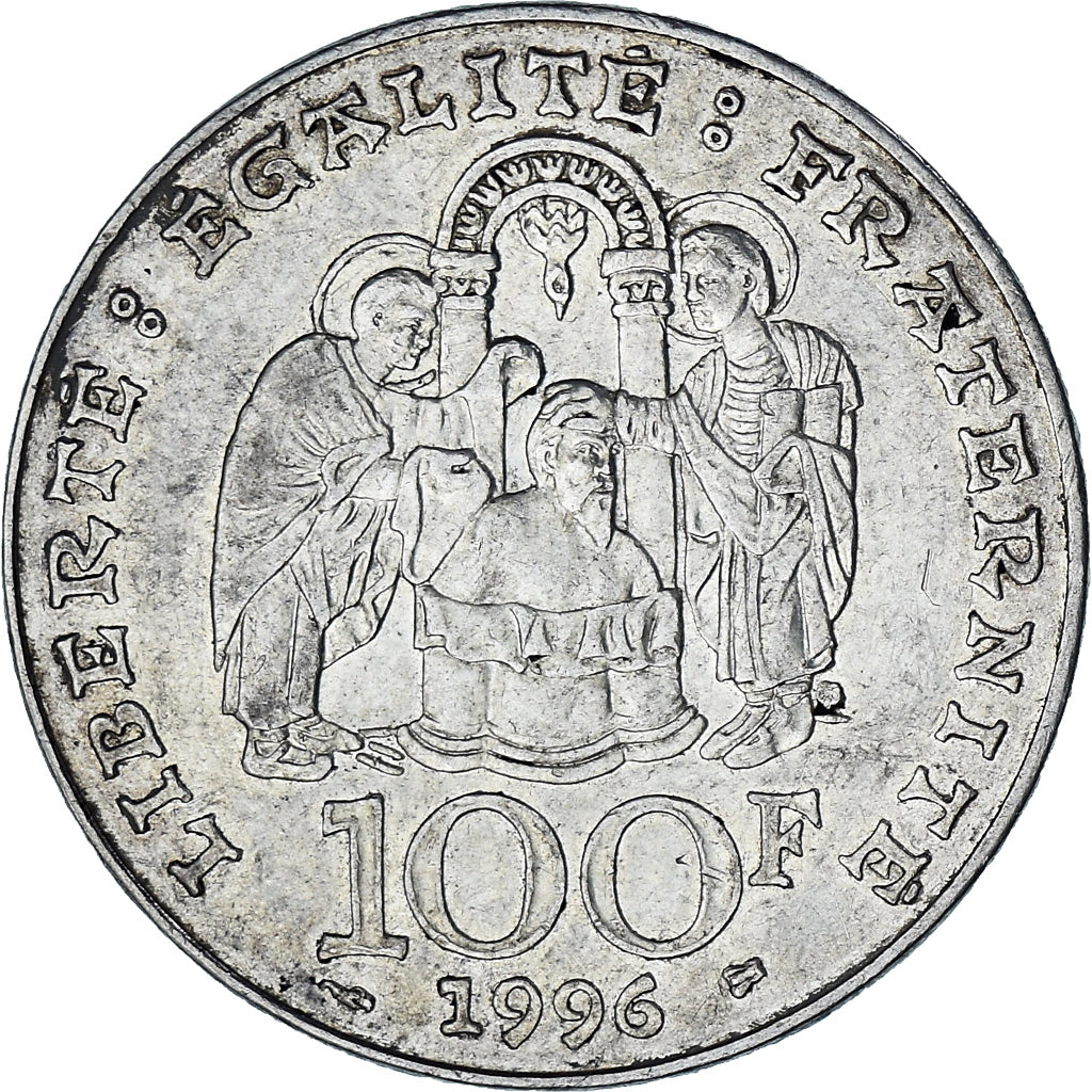 Monnaie, France, Clovis, 100 Francs, 1996, TTB, Argent, Gadoury:953, KM:1180