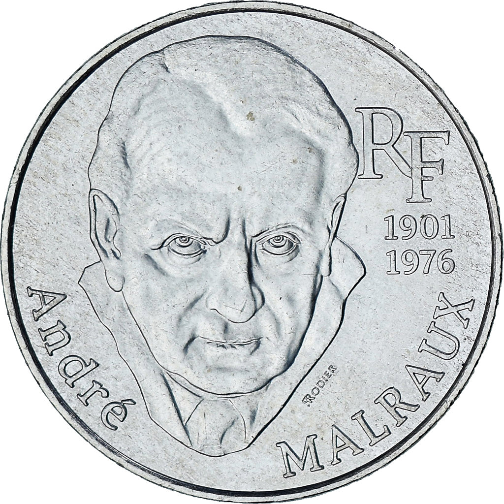 Monnaie, France, André Malraux, 100 Francs, 1997, Paris, SPL, Argent, KM:1188
