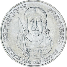 Coin, France, Clovis, 100 Francs, 1996, Paris, AU(55-58), Silver, KM:1180