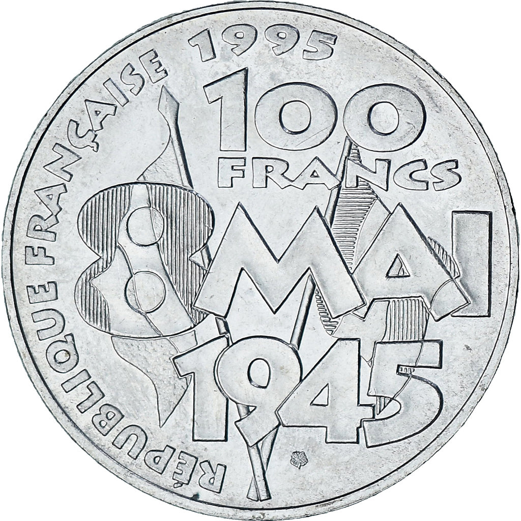 Frankreich, 8 mai 1945, 100 Francs, 1995, Proof, STGL, Silber, KM:1116.2