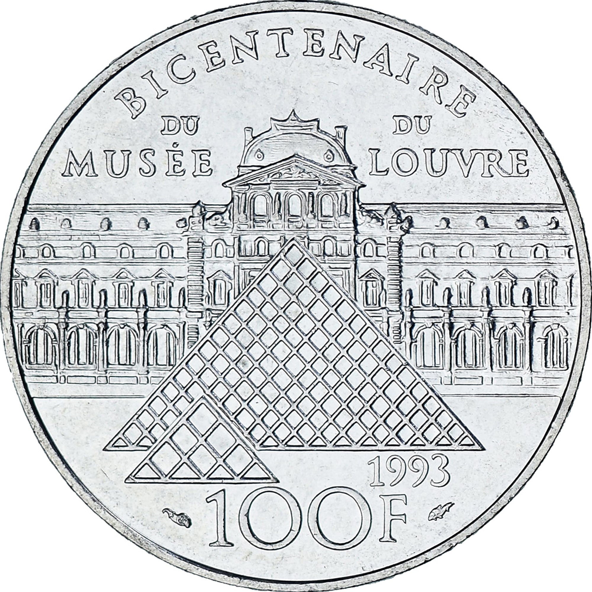 Moneta, Francia, Liberté guidant le peuple, 100 Francs, 1993, Musée du Louvre