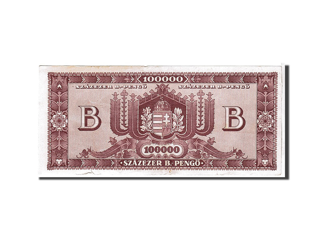 Hungary, 100,000 B.-Pengö, 1946, KM #133, VF(20-25)