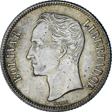 Monnaie, Venezuela, Bolivar, 1954, Philadelphie, TTB, Argent, KM:37