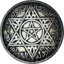 Munten, Marokko, Mohammed V, 100 Francs, 1953, Paris, ZF+, Zilver, KM:52