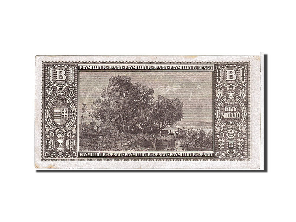 Hungary, 1,000,000 B.-Pengö, 1946, KM #134, EF(40-45)
