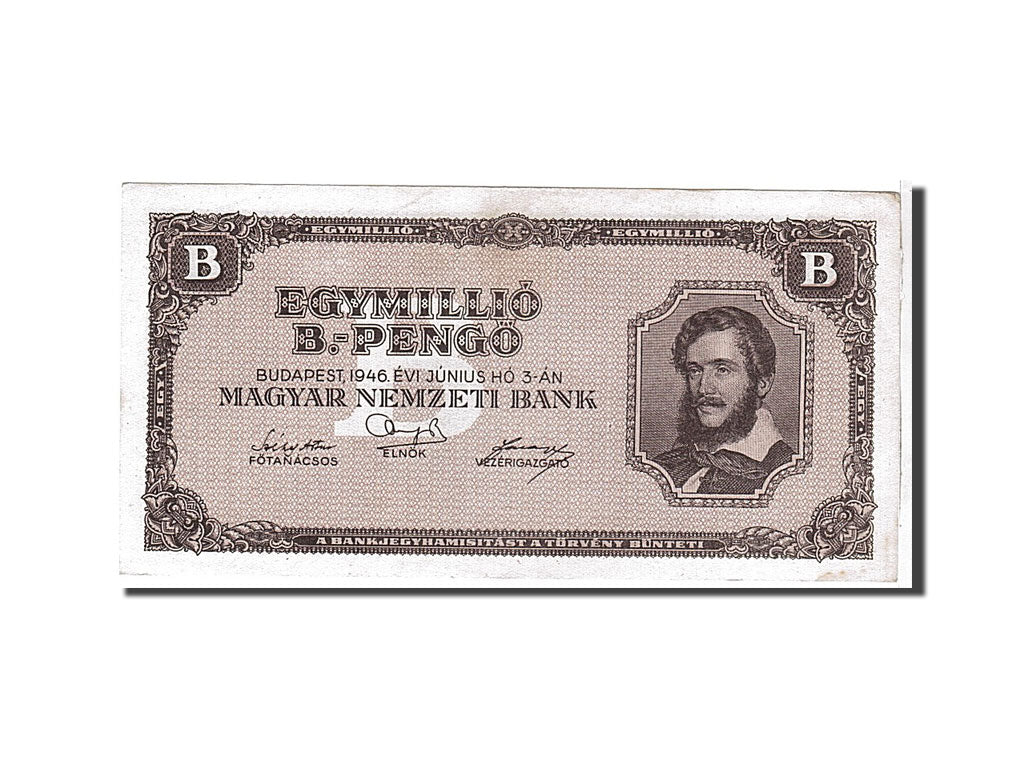 Hungary, 1,000,000 B.-Pengö, 1946, KM #134, EF(40-45)