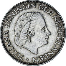 Munten, Nederland, Juliana, 2-1/2 Gulden, 1959, ZF, Zilver, KM:185