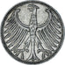 Coin, GERMANY - FEDERAL REPUBLIC, 5 Mark, 1956, Stuttgart, EF(40-45), Silver