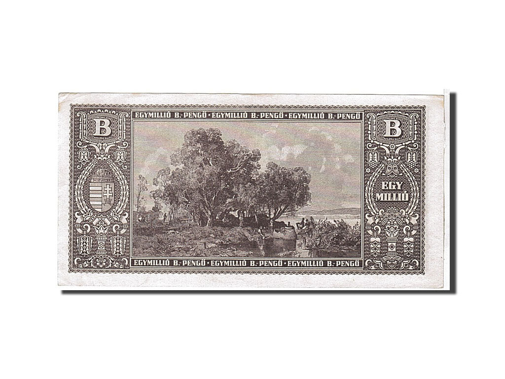 Hungary, 1,000,000 B.-Pengö, 1946, KM #134, AU(50-53)