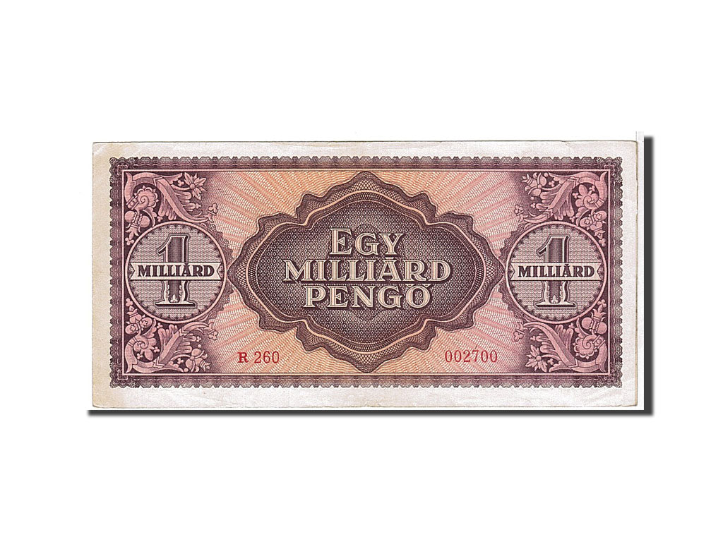 Biljet, Hongarije, 1 Milliard Pengö, 1946, TTB