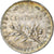 Munten, Frankrijk, Semeuse, 50 Centimes, 1915, Paris, ZF+, Zilver, KM:854