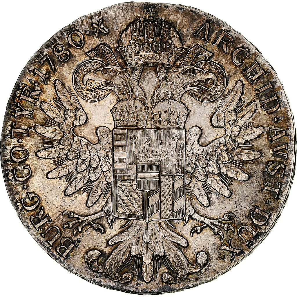 Coin, Austria, Joseph II, Thaler, 1780, AU(55-58), Silver, KM:T1