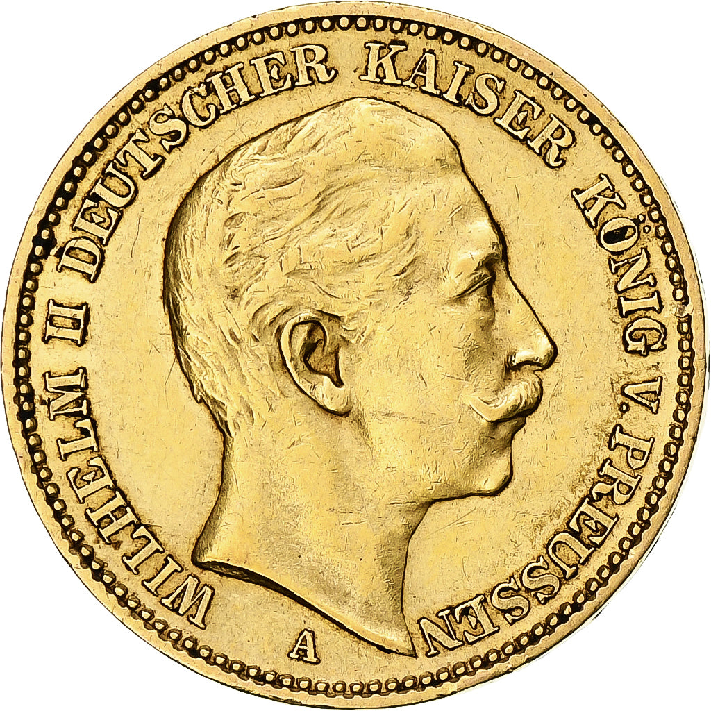 Moneta, Stati tedeschi, PRUSSIA, Wilhelm II, 20 Mark, 1903, Berlin, BB, Oro