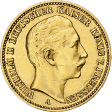 Moneta, Stati tedeschi, PRUSSIA, Wilhelm II, 20 Mark, 1903, Berlin, BB, Oro