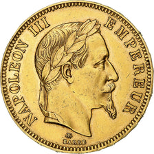 Frankrijk, Napoleon III, 100 Francs, Napoléon III, 1864, Paris, Goud, ZF