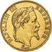 Frankrijk, Napoleon III, 100 Francs, Napoléon III, 1864, Paris, Goud, ZF