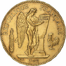 Münze, Frankreich, Génie, 100 Francs, 1882, Paris, SS+, Gold, KM:832