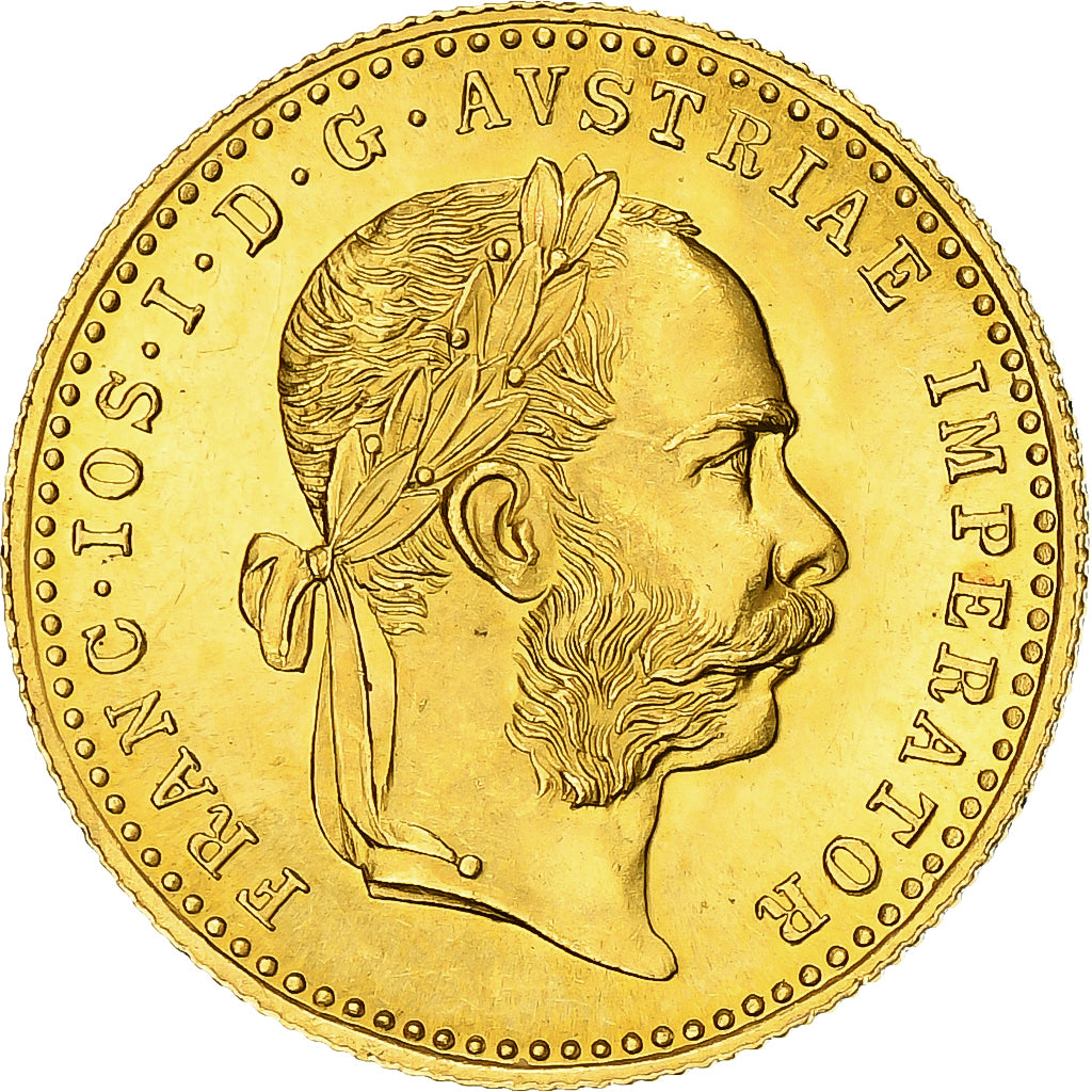 Coin, Austria, Franz Joseph I, Ducat, 1915, Restrike, MS(63), Gold, KM:2267
