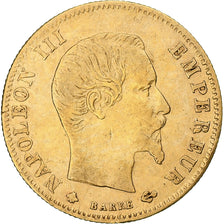 Moneda, Francia, Napoleon III, Napoléon III, 5 Francs, 1860, Strasbourg, MBC+