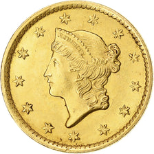 United States, Dollar, Liberty Head - Type 1, 1849, U.S. Mint, Gold, EF(40-45)