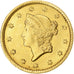 United States, Dollar, Liberty Head - Type 1, 1849, U.S. Mint, Gold, EF(40-45)