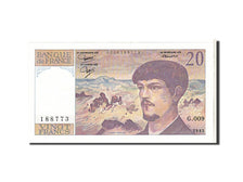 France, 20 Francs, 20 F 1980-1997 ''Debussy'', 1982, KM #151a, AU(55-58),...