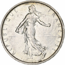 Munten, Frankrijk, Semeuse, 5 Francs, 1967, Paris, ZF+, Zilver, KM:926