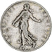 Munten, Frankrijk, Semeuse, 2 Francs, 1902, FR+, Zilver, Gadoury:532