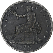 Estados Unidos, Dollar, Trade Dollar, 1876, U.S. Mint, Plata, BC+, KM:108