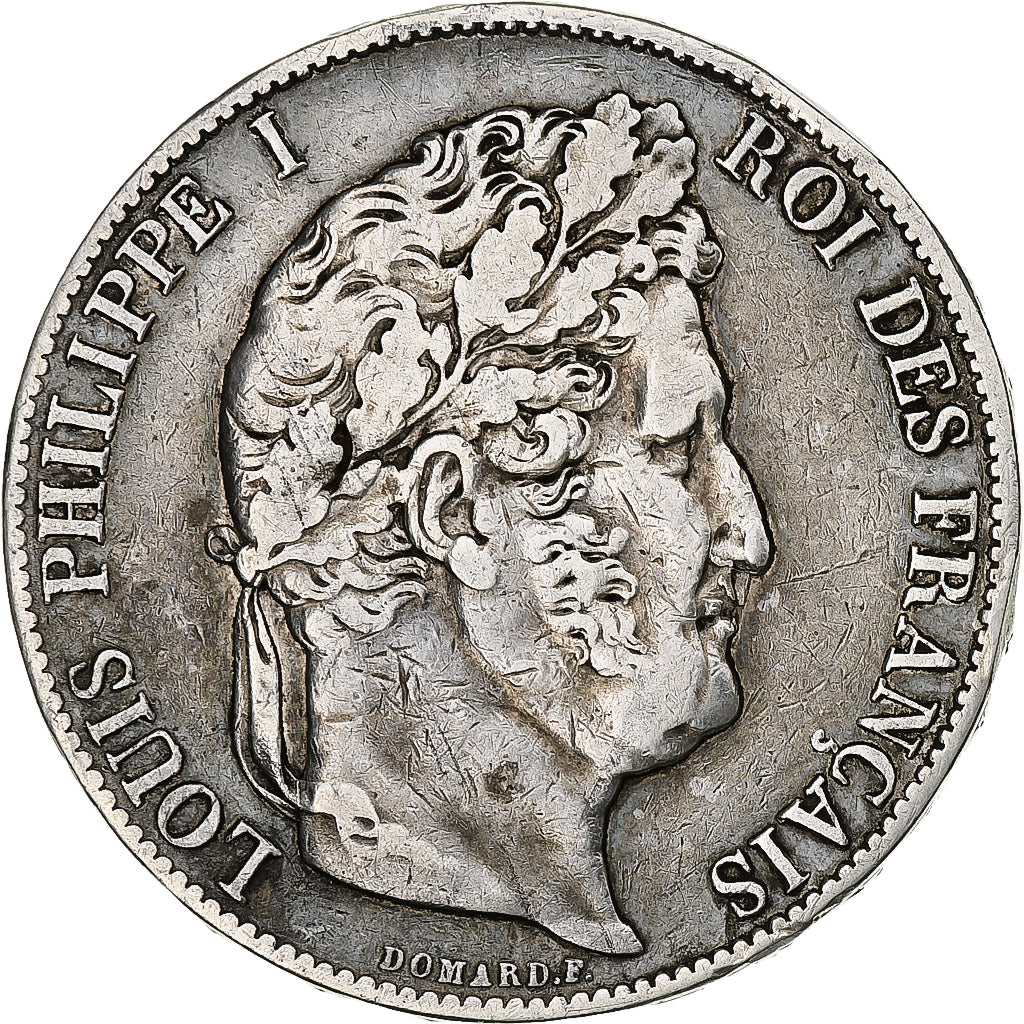 Munten, Frankrijk, Louis-Philippe, 5 Francs, 1847, Paris, FR+, Zilver, KM:749.1