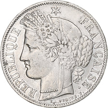 Moneta, Francja, Cérès, 5 Francs, 1851, Paris, EF(40-45), Srebro, Gadoury:719
