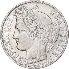 Munten, Frankrijk, Cérès, 5 Francs, 1851, Paris, ZF, Zilver, Gadoury:719