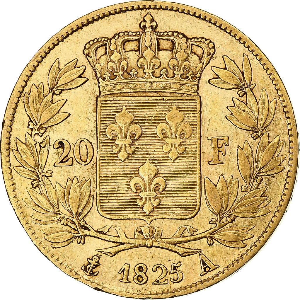 Monnaie, France, Charles X, 20 Francs, 1825, Paris, TTB, Or, Gadoury:1029