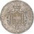 Greece, George I, 5 Drachmai, 1875, Paris, Inverted Anchor, Silver, VF(30-35)