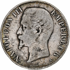 Moeda, França, Napoleon III, Napoléon III, 5 Francs, 1856, Paris, VF(20-25)