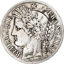 Coin, France, Cérès, 5 Francs, 1849, Paris, VF(30-35), Silver, KM:761.1