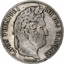 Münze, Frankreich, Louis-Philippe, 5 Francs, 1837, Lille, S, Silber, KM:749.13