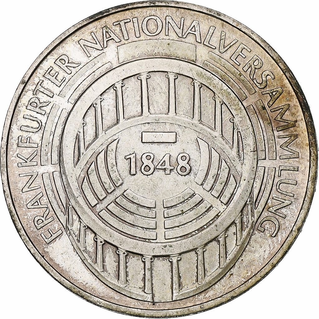 Federale Duitse Republiek, 5 Mark, 1973, Karlsruhe, Zilver, ZF, KM:137