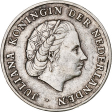 Münze, Netherlands Antilles, Juliana, Gulden, 1952, VZ, Silber, KM:2
