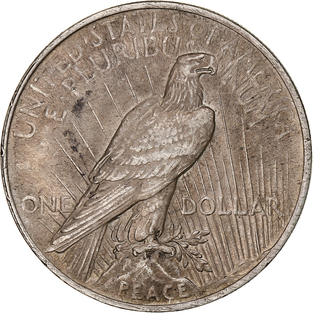 Coin, United States, Peace Dollar, Dollar, 1924, U.S. Mint, Philadelphia