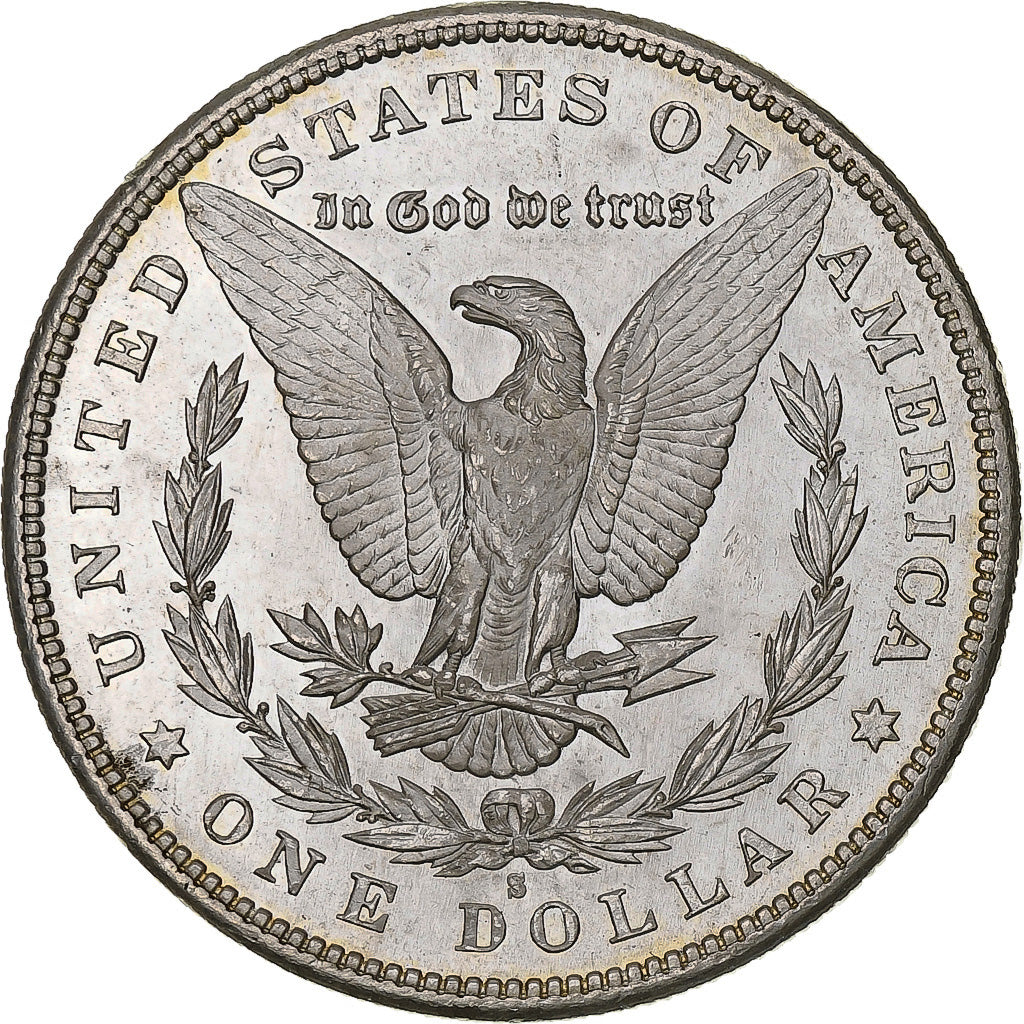 United States, Dollar, Morgan Dollar, 1880, U.S. Mint, Silver, MS(64), KM:110