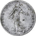 Francia, 50 Centimes, Semeuse, 1910, Paris, Plata, BC+, Gadoury:420, KM:854