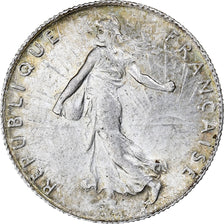 Coin, France, Semeuse, 50 Centimes, 1916, Paris, MS(60-62), Silver, KM:854