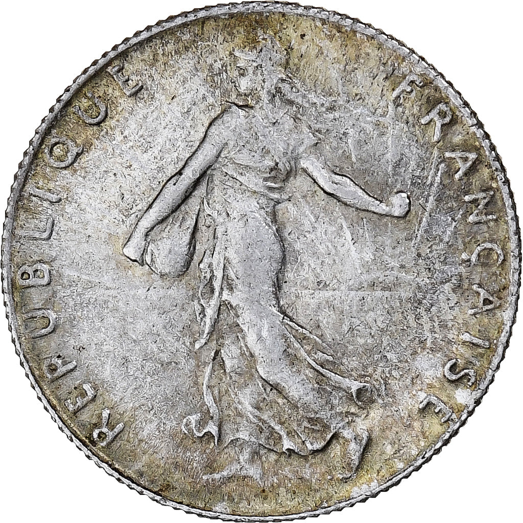 Coin, France, Semeuse, 50 Centimes, 1916, Paris, MS(60-62), Silver, KM:854